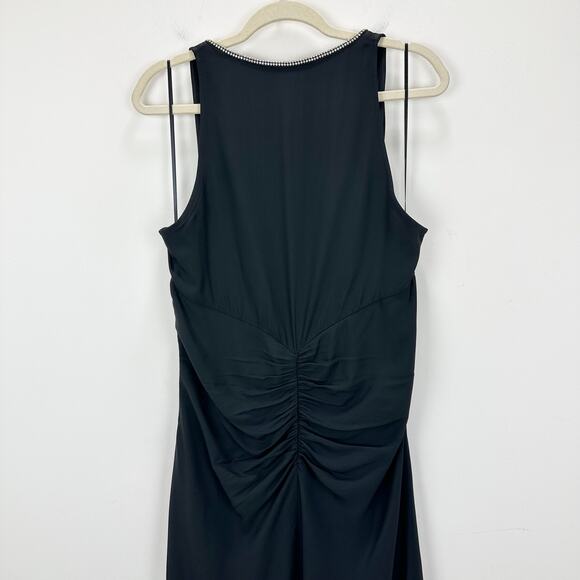 J.Crew Collection Full Length Embellished Ruched Dress Black Formal US 14 NWT - Picture 15 of 15